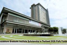 Chulabhorn Graduate Institute Scholarship in Thailand 2026 (Fully Funded)