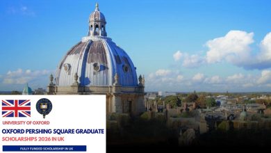 Oxford Pershing Square Graduate Scholarships 2026 in UK